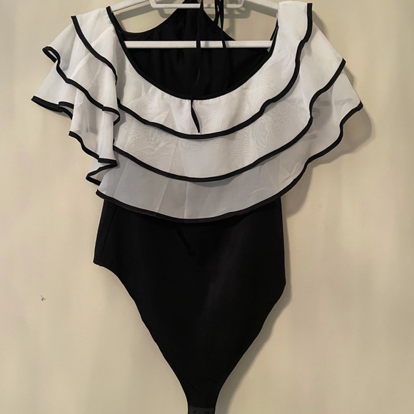 WHY DRESS- ruffle bodysuit - Picture 5 of 7